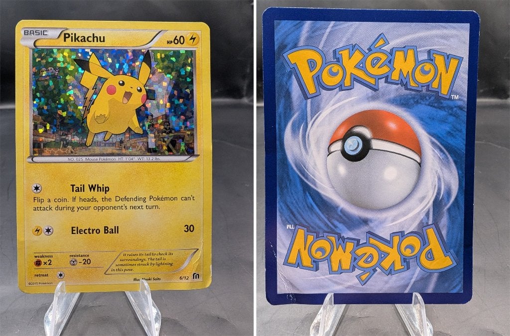 Pikachu McDonald's Collection 2016 (MCD16 6) - Poor, Ophalen of Verzenden, Gebruikt, Losse kaart