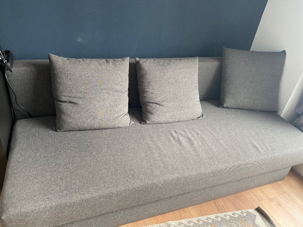 Slaapbank ikea, Ophalen, Kunststof, 125 tot 150 cm, 150 tot 200 cm