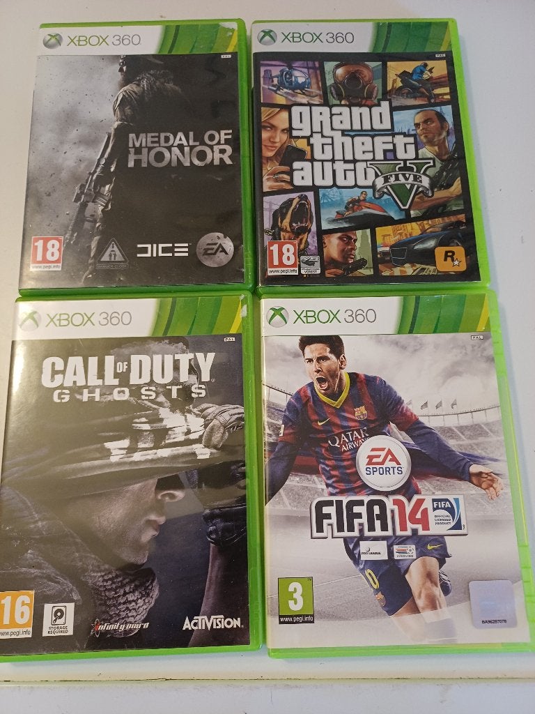 x box 360 spellen., Vanaf 9 jaar, Ophalen of Verzenden, Gebruikt, Actie