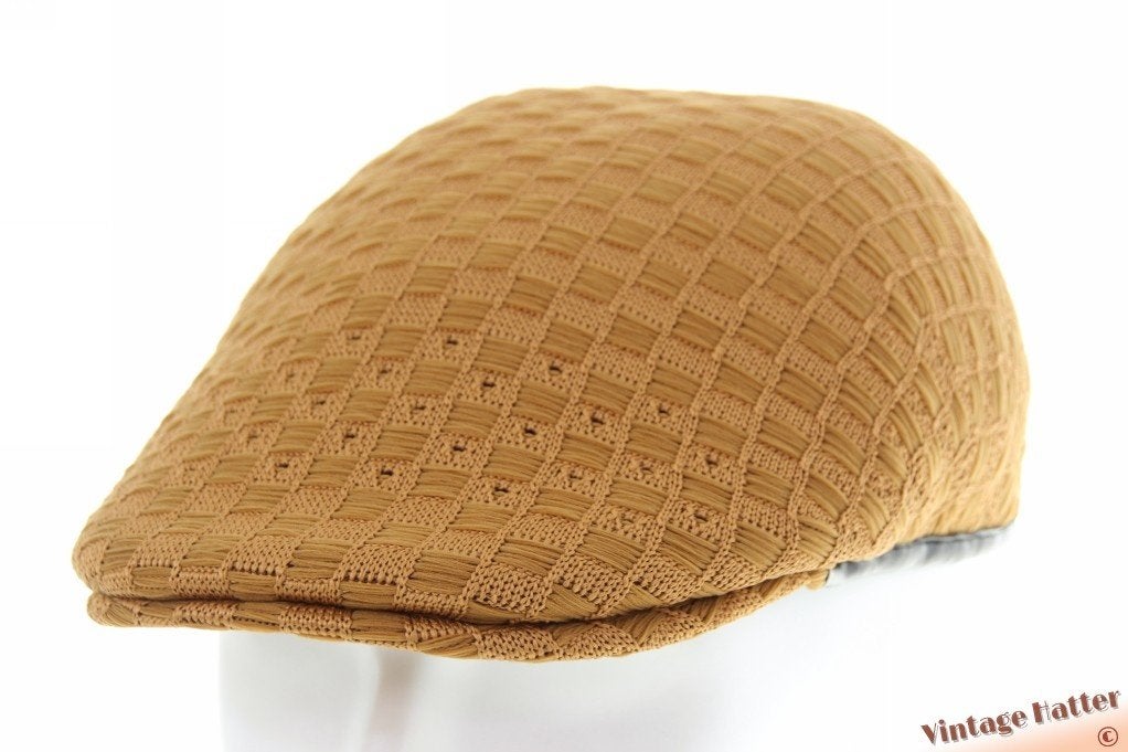 Platte pet Kangol Ventair ladder stitch beige bruin S, M, XL, Kangol - Ventair ladder, Nieuw, Pet, One size fits all