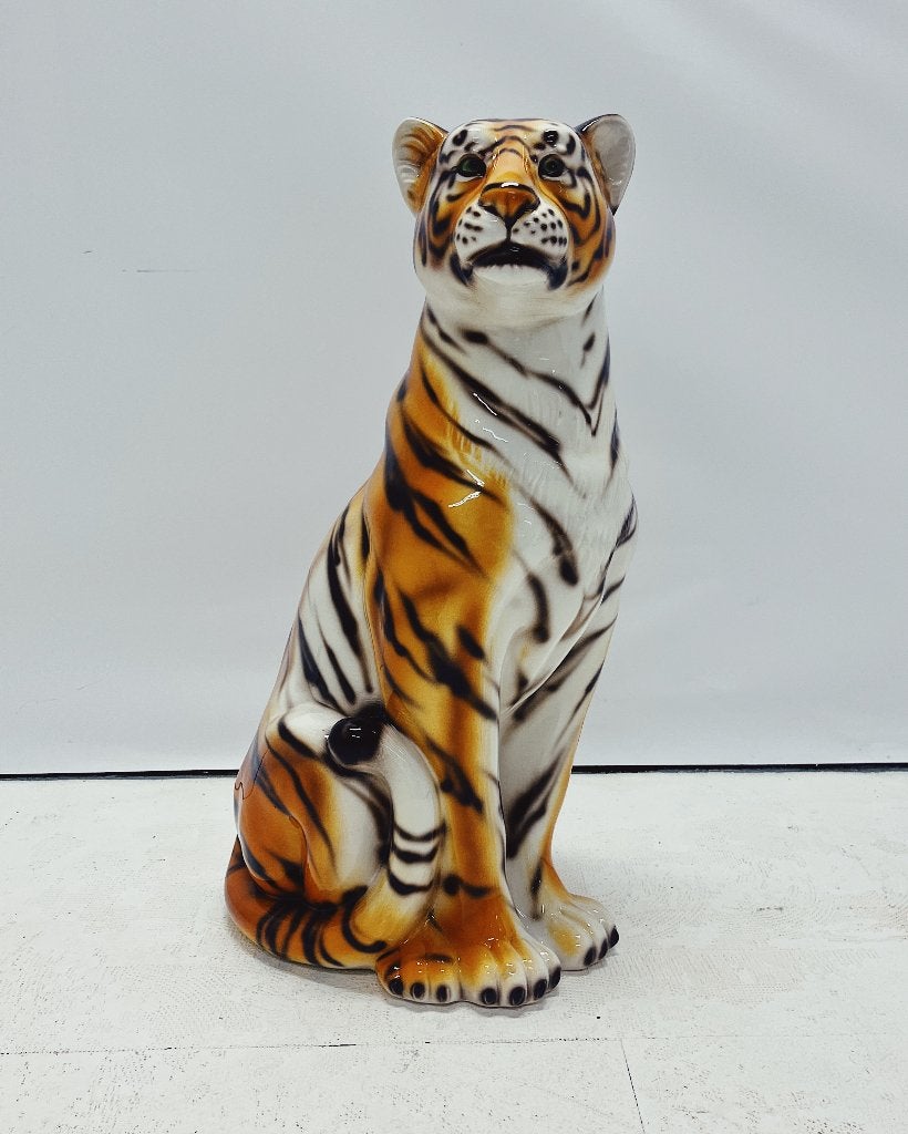 Tijger Beeld Keramiek, Verzamelen, Ophalen of Verzenden, Nieuw, Dier