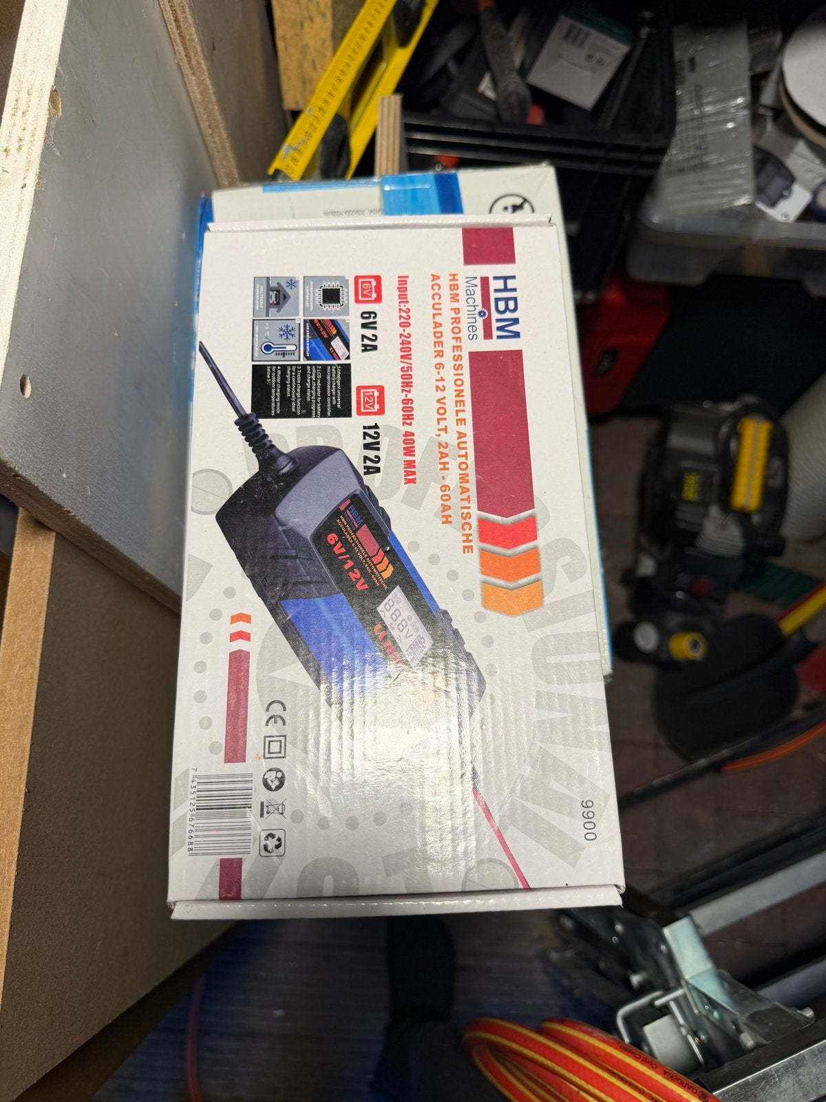 HBM Professionele Automatische Acculader 6-12V, Ophalen of Verzenden, Nieuw, Universele onderdelen