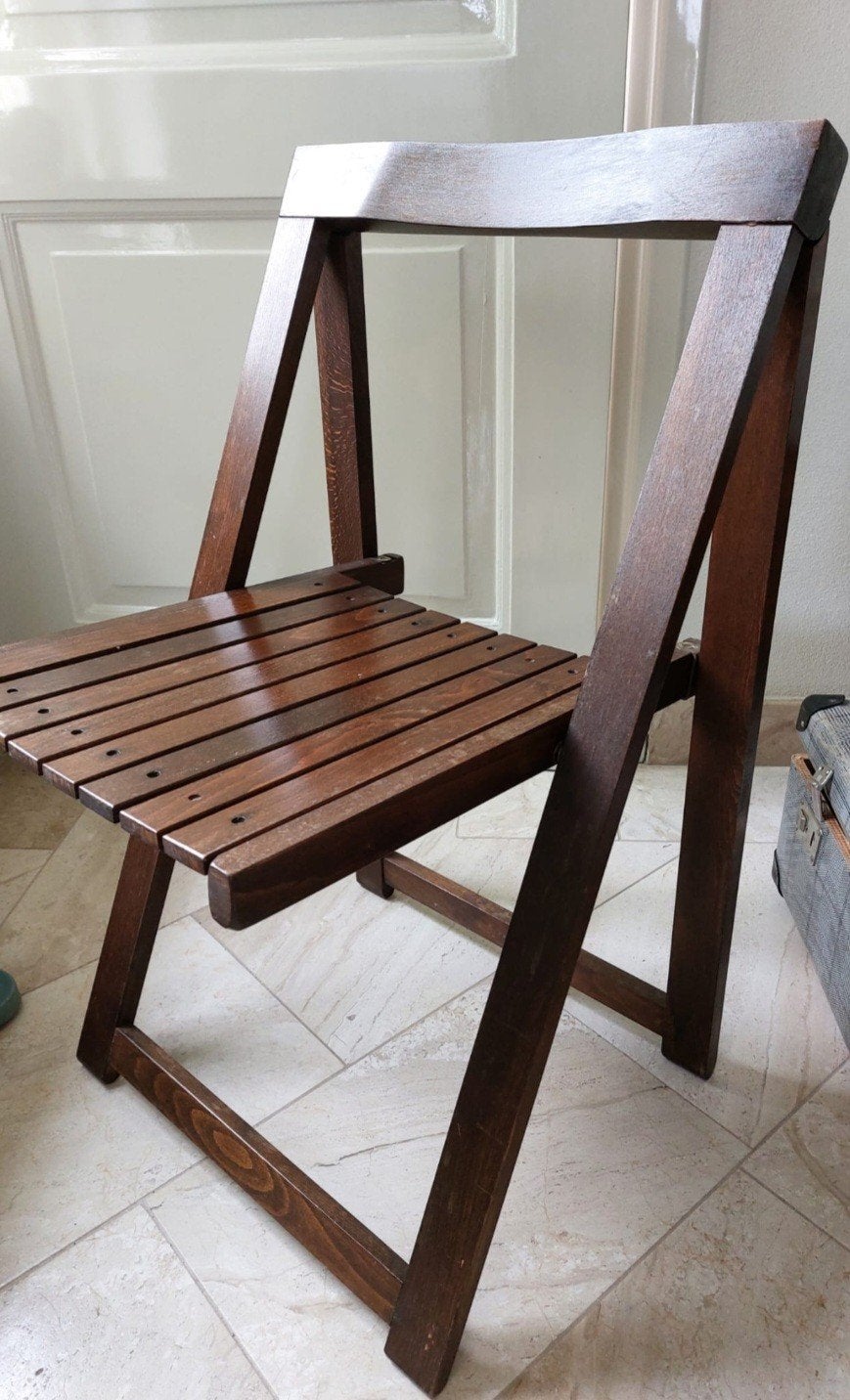 3x Aldo Jacober vintage klapstoel 'Trieste' jaren zestig 60, Huis en Inrichting, Stoelen, Ophalen, Gebruikt, Mid century, Hout