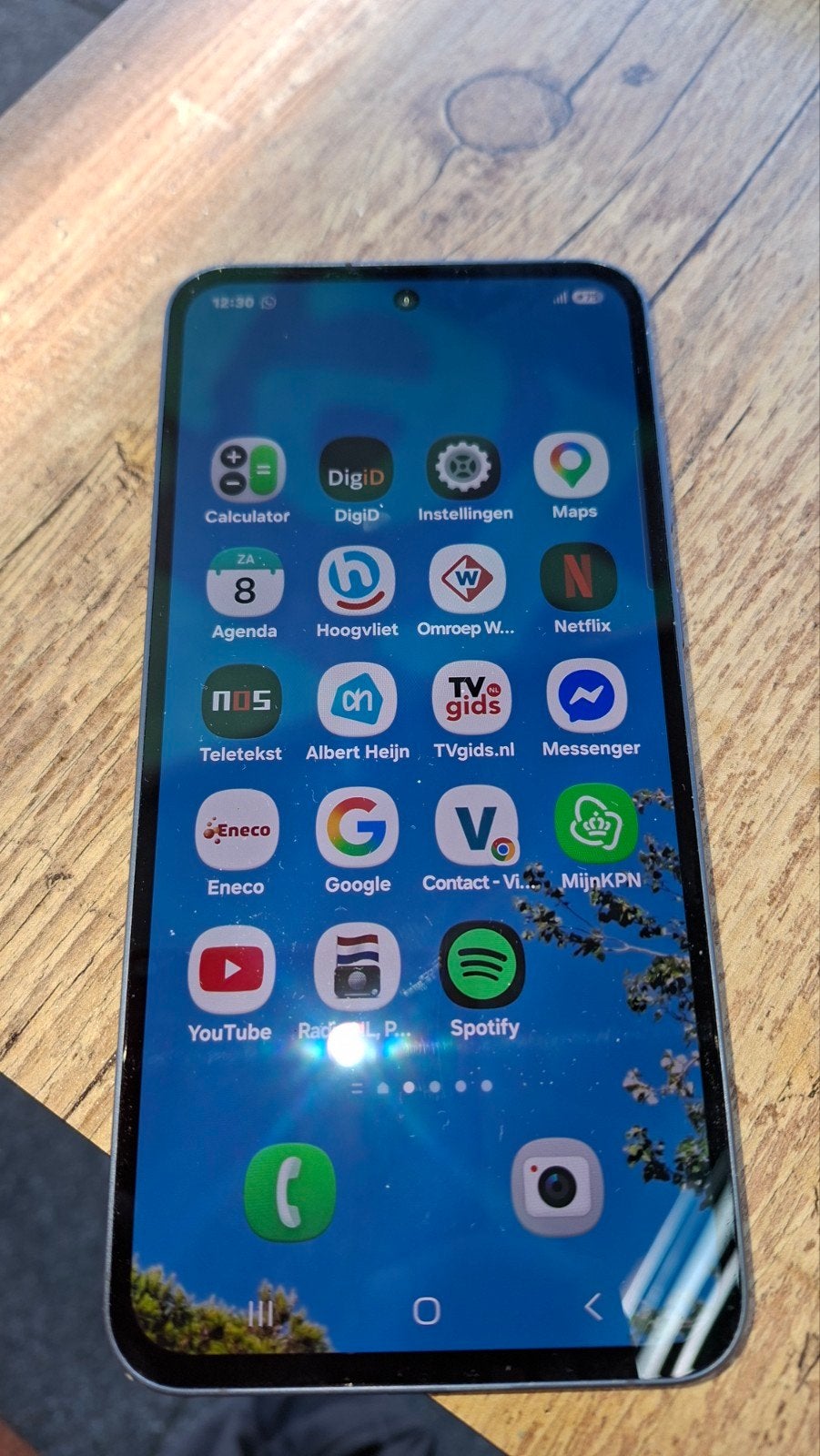 Samsung Galaxy A55 128GB Zwart - Zo goed als nieuw, Telecommunicatie, Mobiele telefoons | Samsung, Zwart, Touchscreen, Ophalen of Verzenden