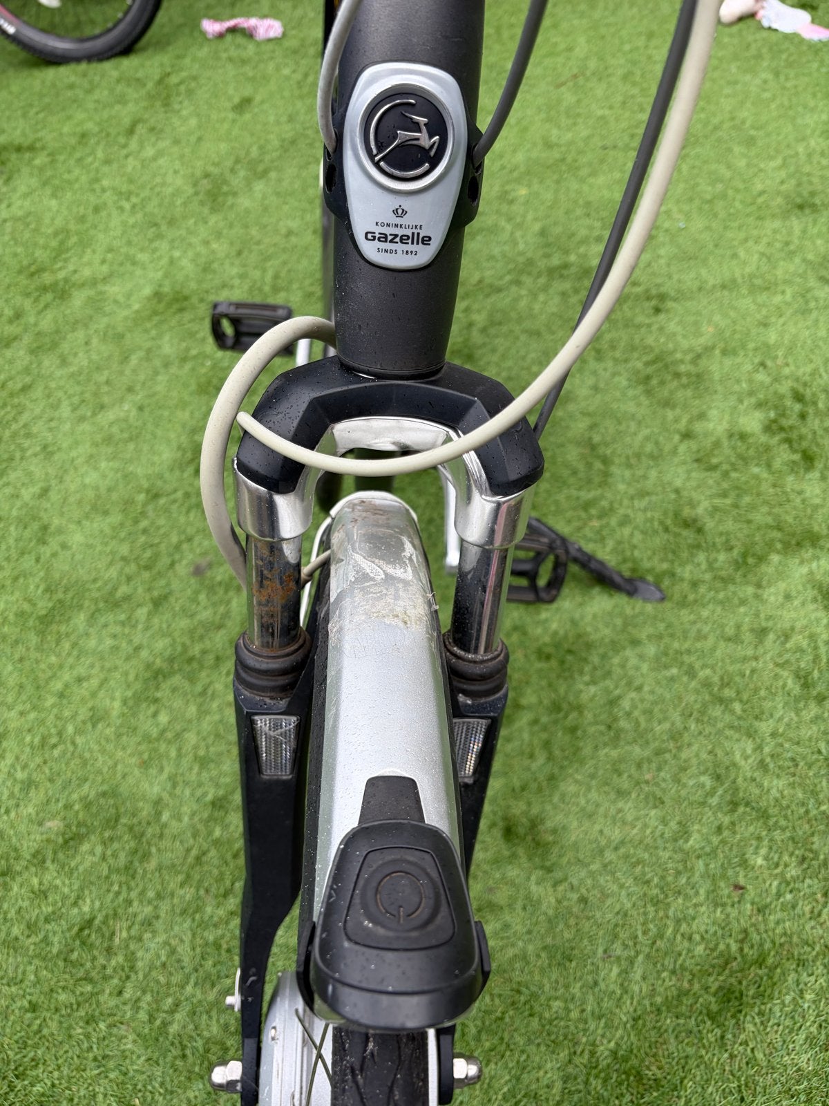 Gazelle elektrische fiets - Beschadigd, zonder lader, Fietsen en Brommers, Fietsen | Dames | Damesfietsen, Ophalen, Gebruikt, Gazelle