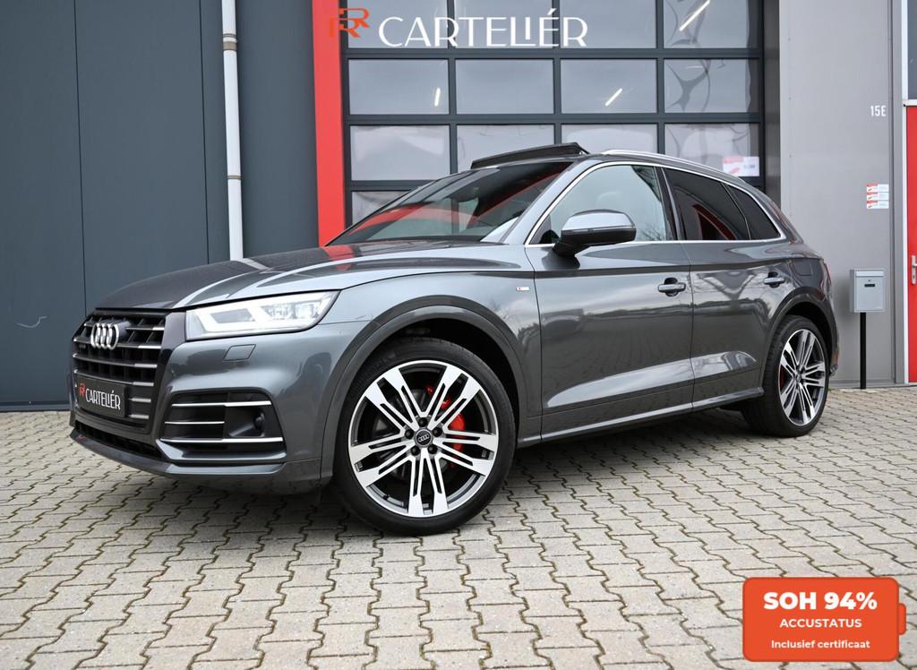 Audi Q5 55 TFSI e S-Line Quattro Competition | Luchtvering |, Automaat, 2005 kg, Zwart, 4 cilinders