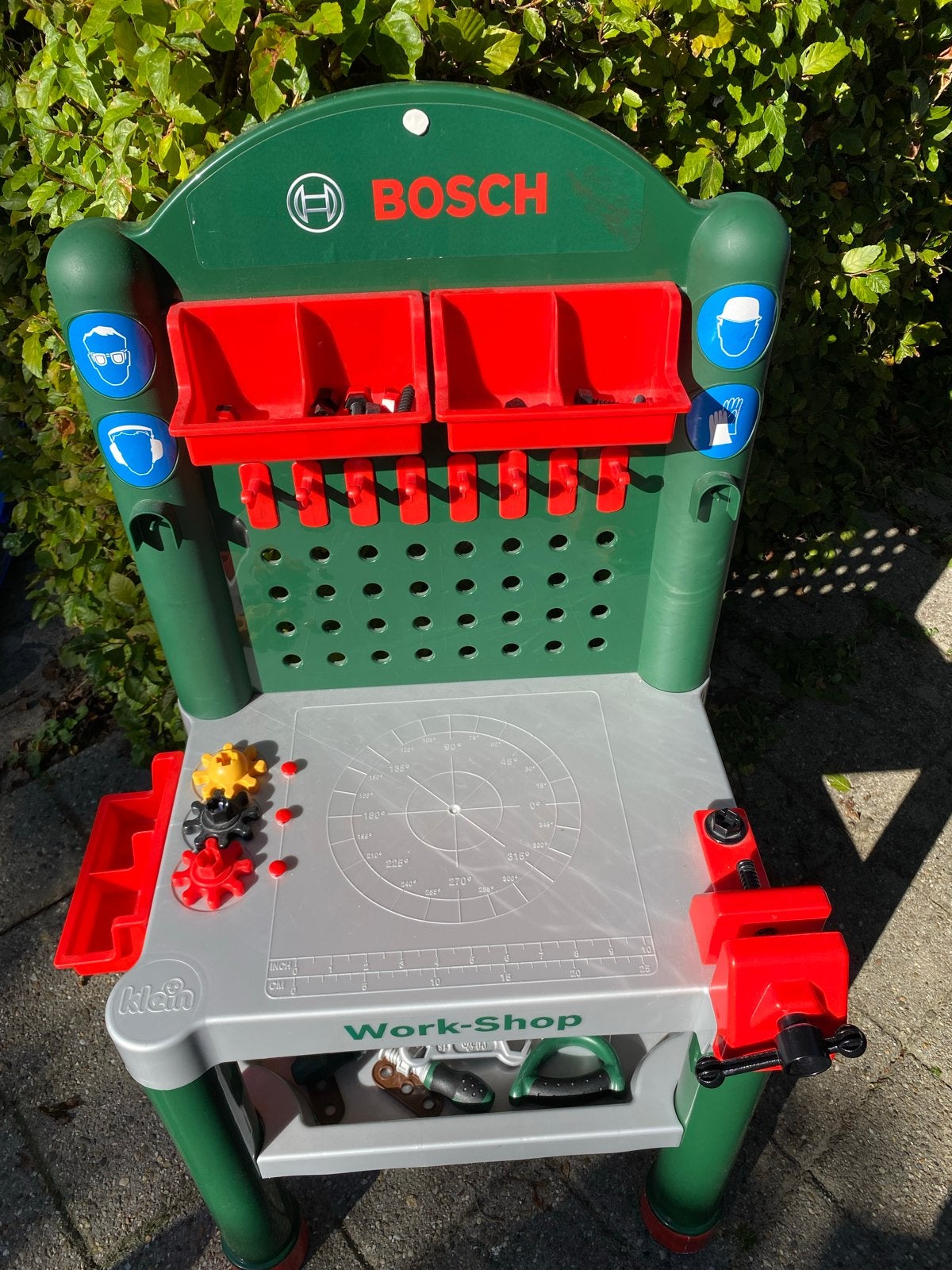 Bosch Work-Shop speelgoed werkbank voor kinderen, Kinderen en Baby's, Ophalen of Verzenden, Gebruikt, Jongen of Meisje