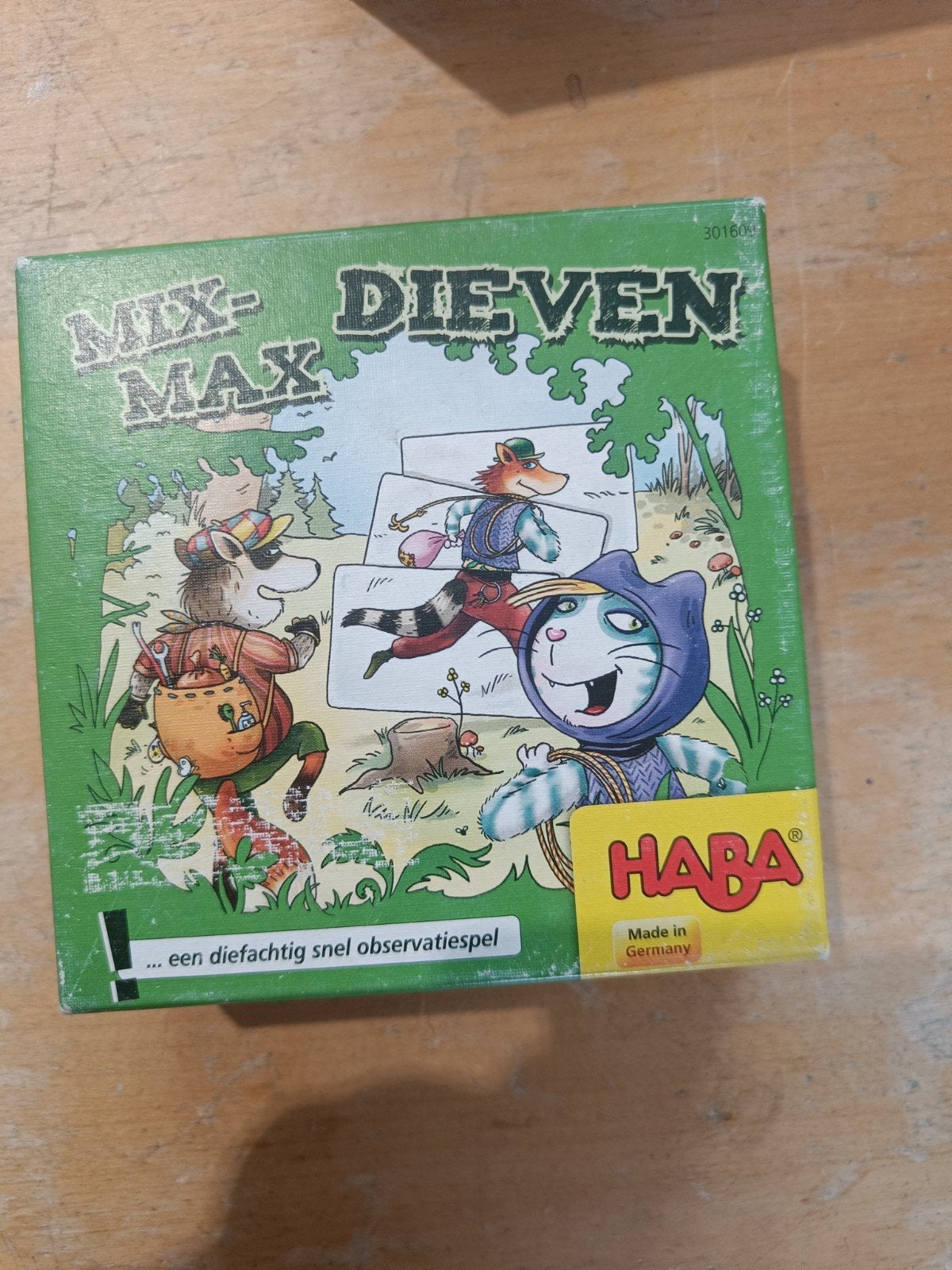 HABA Mix-Max-Dieven: Snel observatiespel voor kinderen, Drie of vier spelers, Ophalen of Verzenden, Gebruikt, HABA