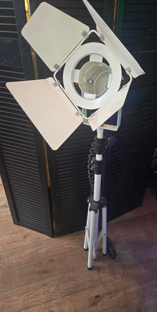 Theater Spot Kamer Lamp op Statief E27 Fitting, Ophalen of Verzenden, Gebruikt