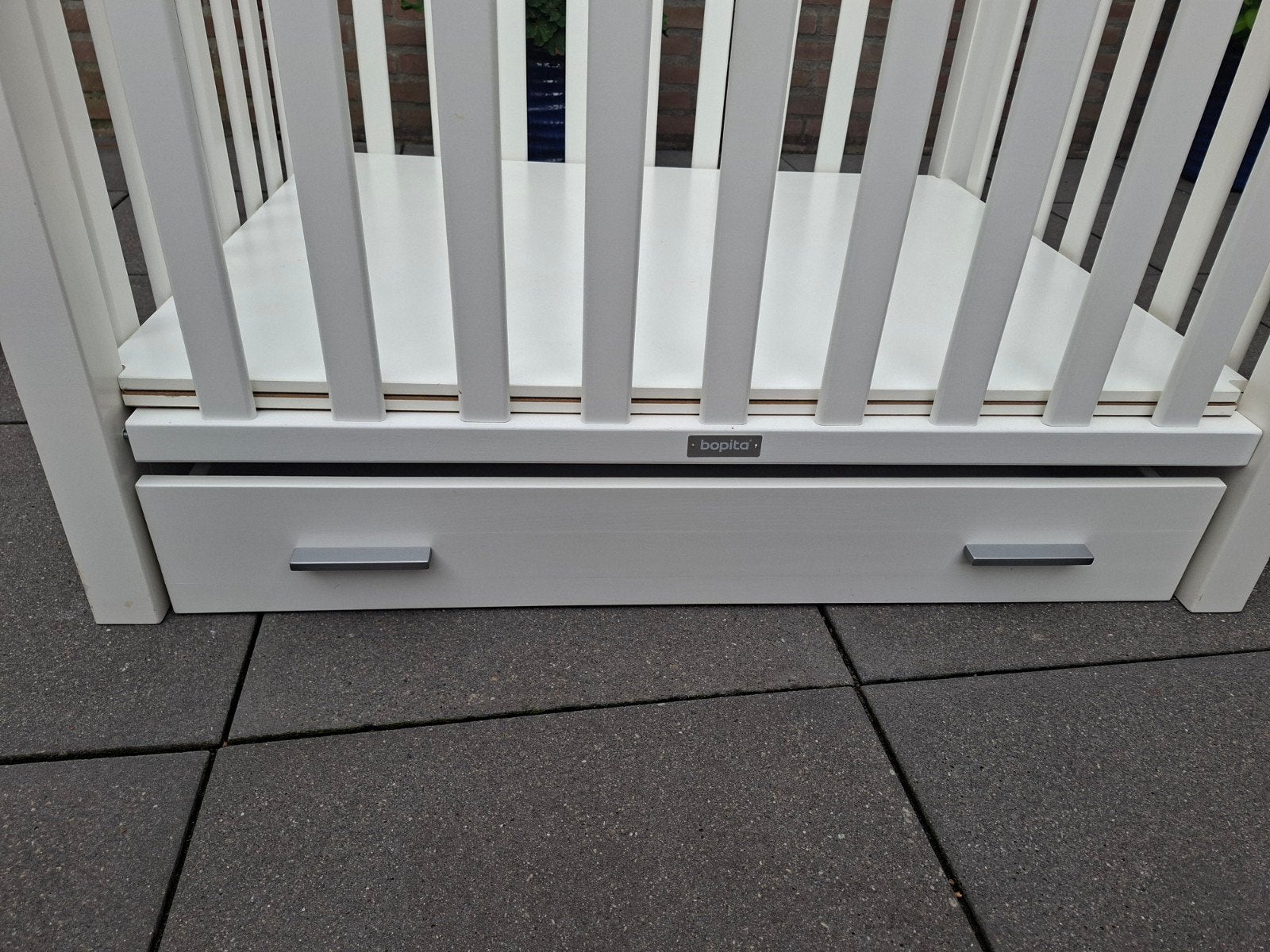 bopita box wit met lade, Kinderen en Baby's, Boxen, Ophalen, Gebruikt, Vierkant, In hoogte verstelbaar