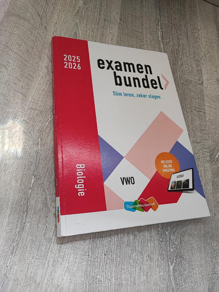 Examenbundel Biologie en Nederlands VWO 2025/2026, Boeken, VWO, Biologie, ThiemeMeulenhoff, Ophalen of Verzenden