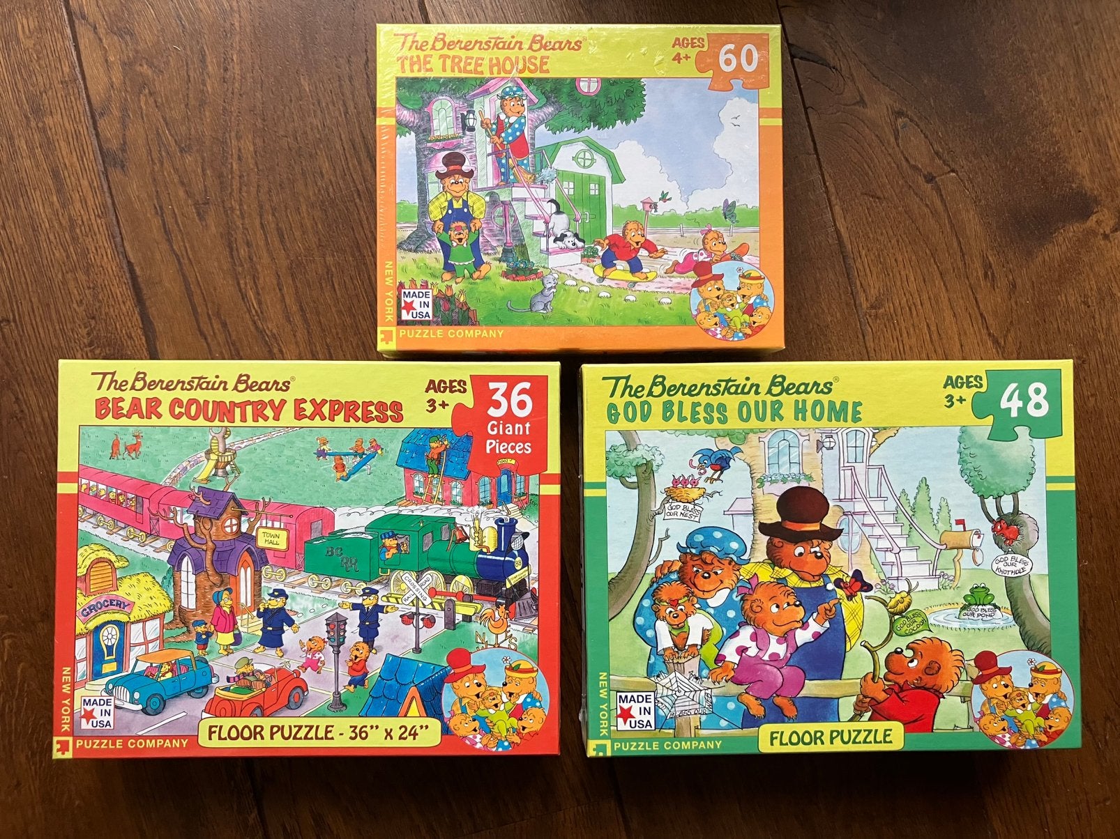 The Berenstain Bears vloerpuzzel: 36 of 48 stukjes - NIEUW, Ophalen of Verzenden, 10 tot 50 stukjes, Nieuw, 4 tot 6 jaar