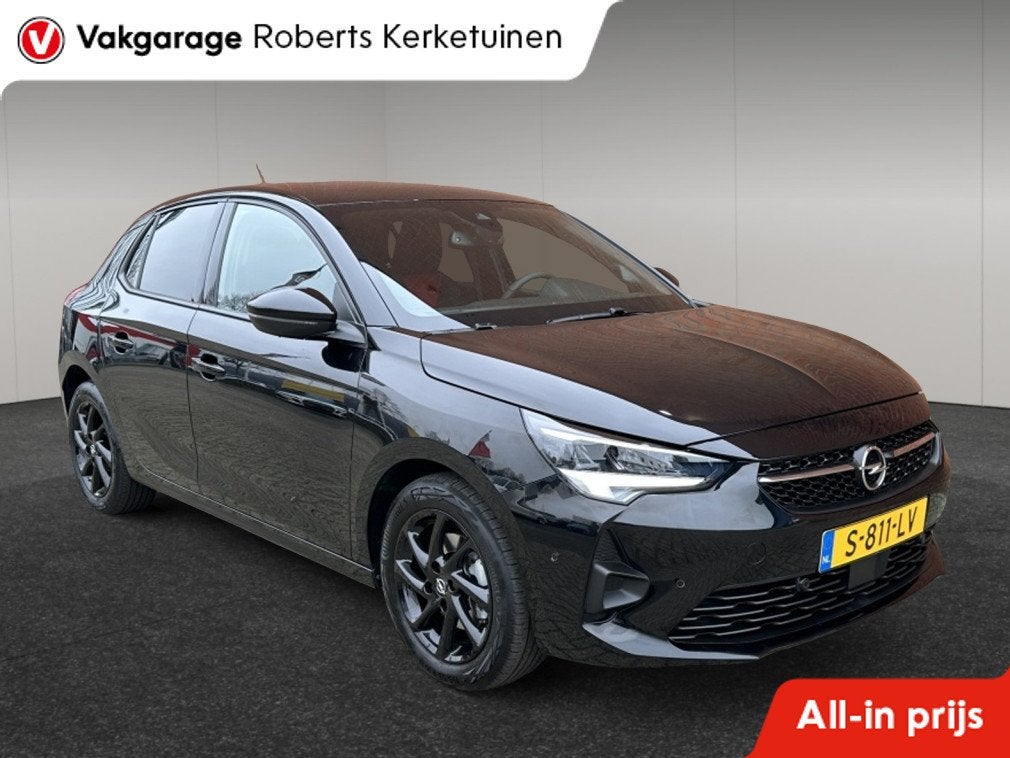 Opel Corsa 1.2 Level 4 Ultimate 100PK Carplay Half leder, Auto's, 12 maanden, 101 pk, Gebruikt, Euro 6