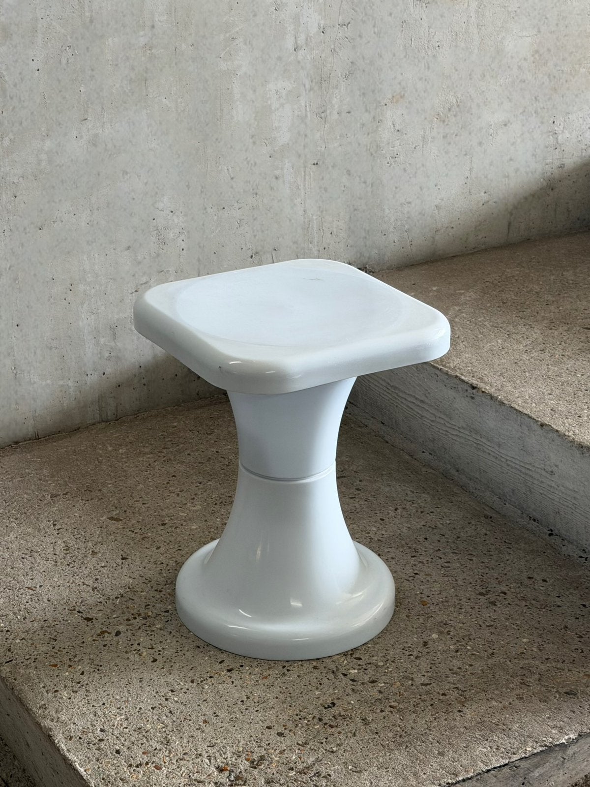 Vintage space age kruk, Ophalen, Zo goed als nieuw, Kunststof