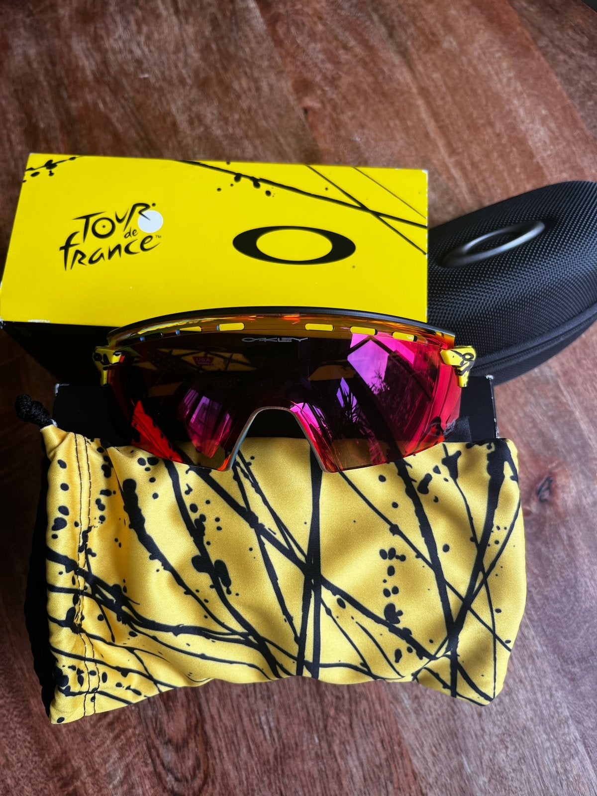Oakley Encoder Strike Vented Tour de France Editie, Zonnebril, Geel, Nieuw, Ophalen of Verzenden