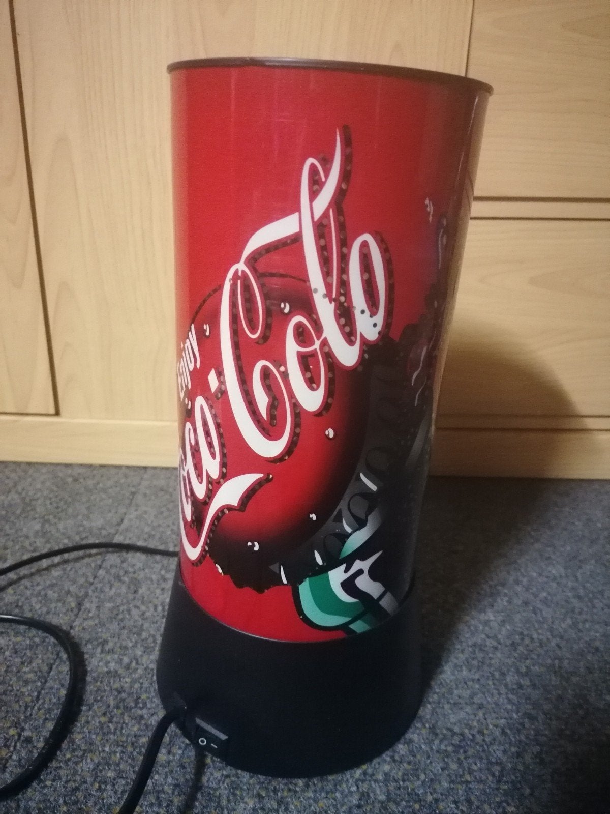 Coca-Cola lamp - Sfeervolle verlichting voor de liefhebber, Met schakelaar, Overige merken, Gebruikt, Kunststof