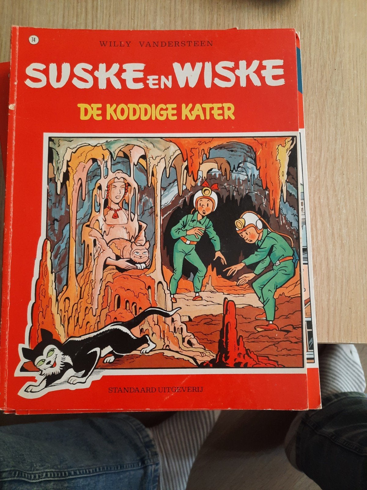 Suske en Wiske - De Koddige Kater (Rode Reeks), Eén stripboek, Ophalen of Verzenden, Gelezen, Willy Vandersteen