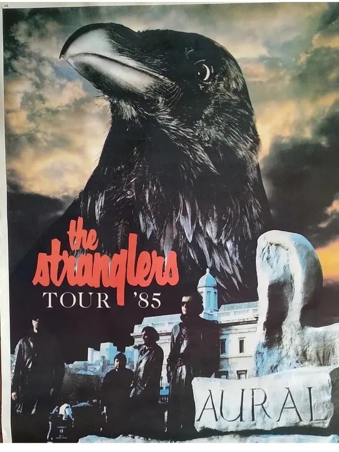The Stranglers Tour '85 Aural Sculpture Poster, Ophalen of Verzenden, A1 t/m A3, Muziek, Rechthoekig Staand