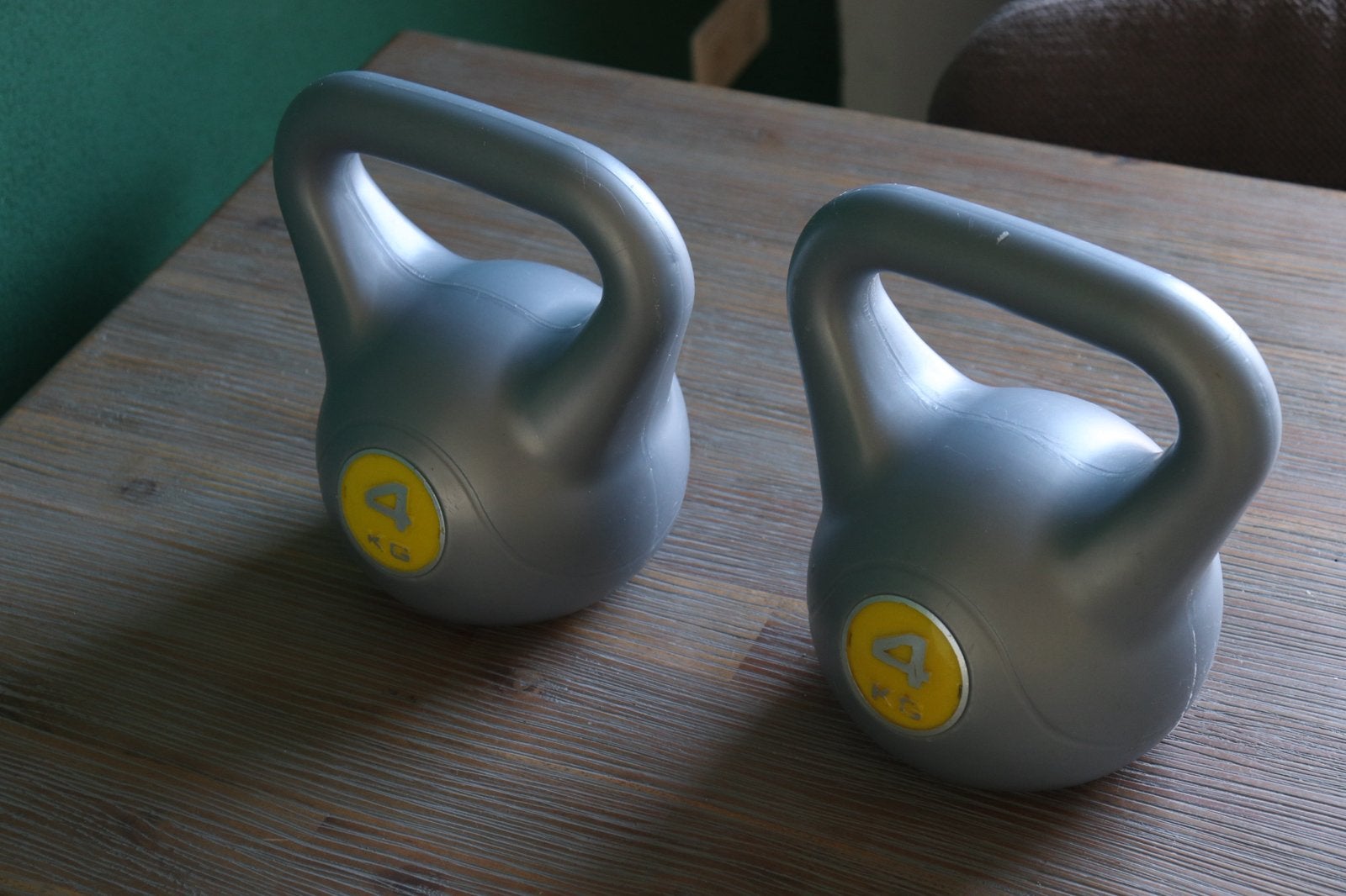 2x Kettlebell 4 KG | Set 8 KG | Fitness & Krachttraining, Ophalen