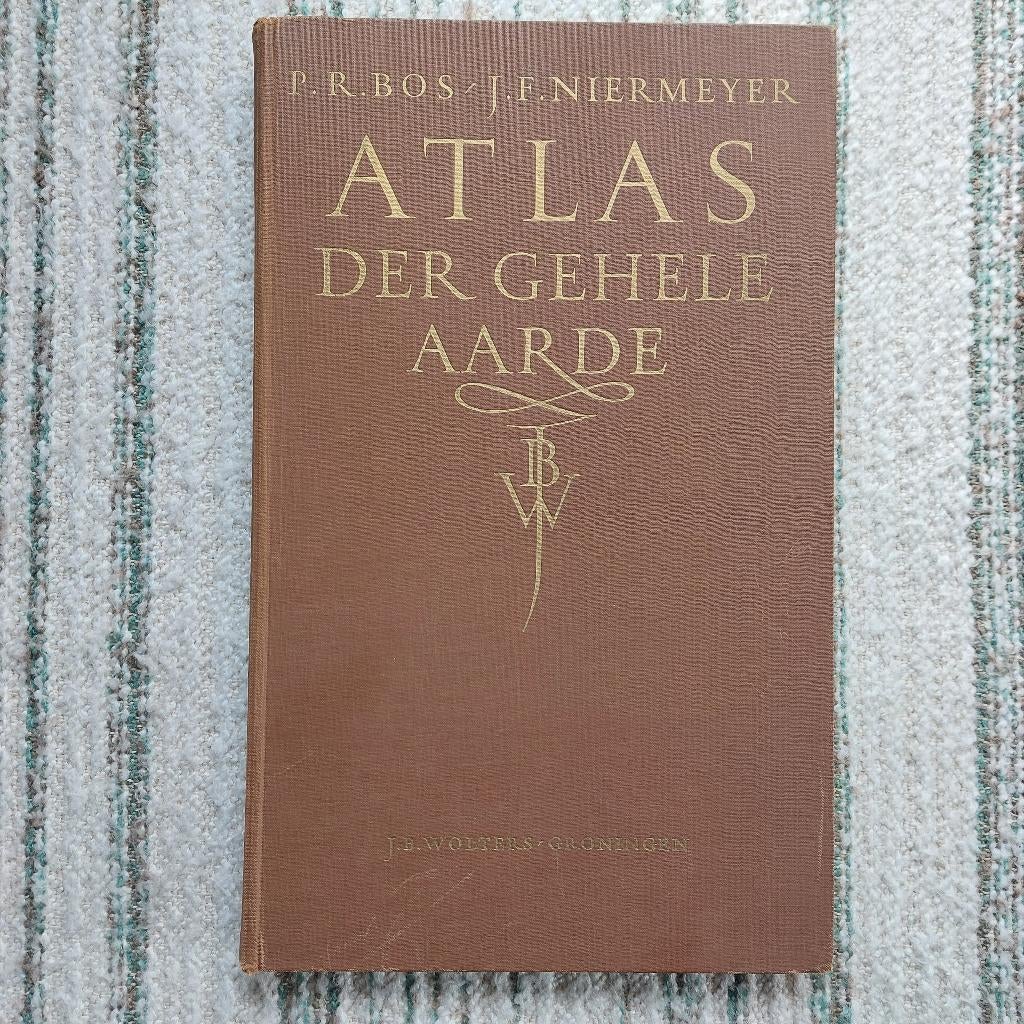De Bos Atlas, Schoolatlas der gehele aarde 43e druk 1964, Bosatlas, P.R. Bos, J.F. Niermeyer, 1800 tot 2000, Wereld