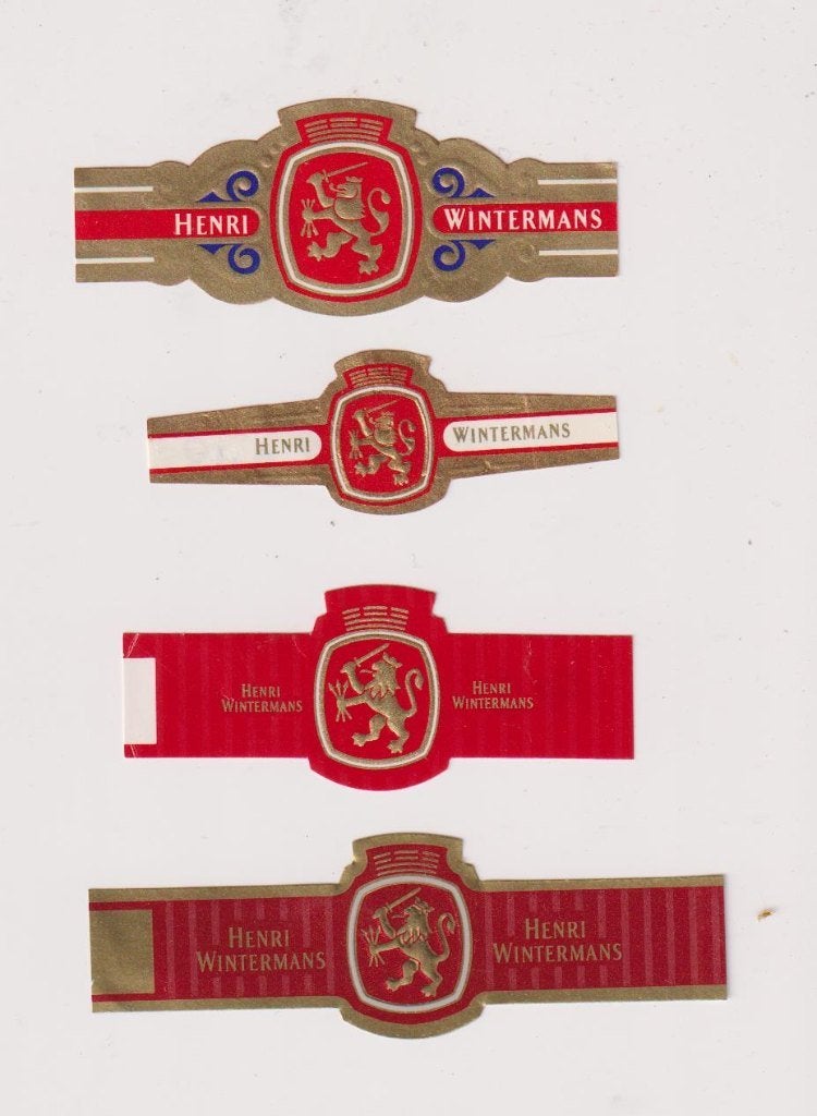 sigarenbanden - HENRI WINTERMANS, Ophalen of Verzenden, Zo goed als nieuw, Sigarenbandjes