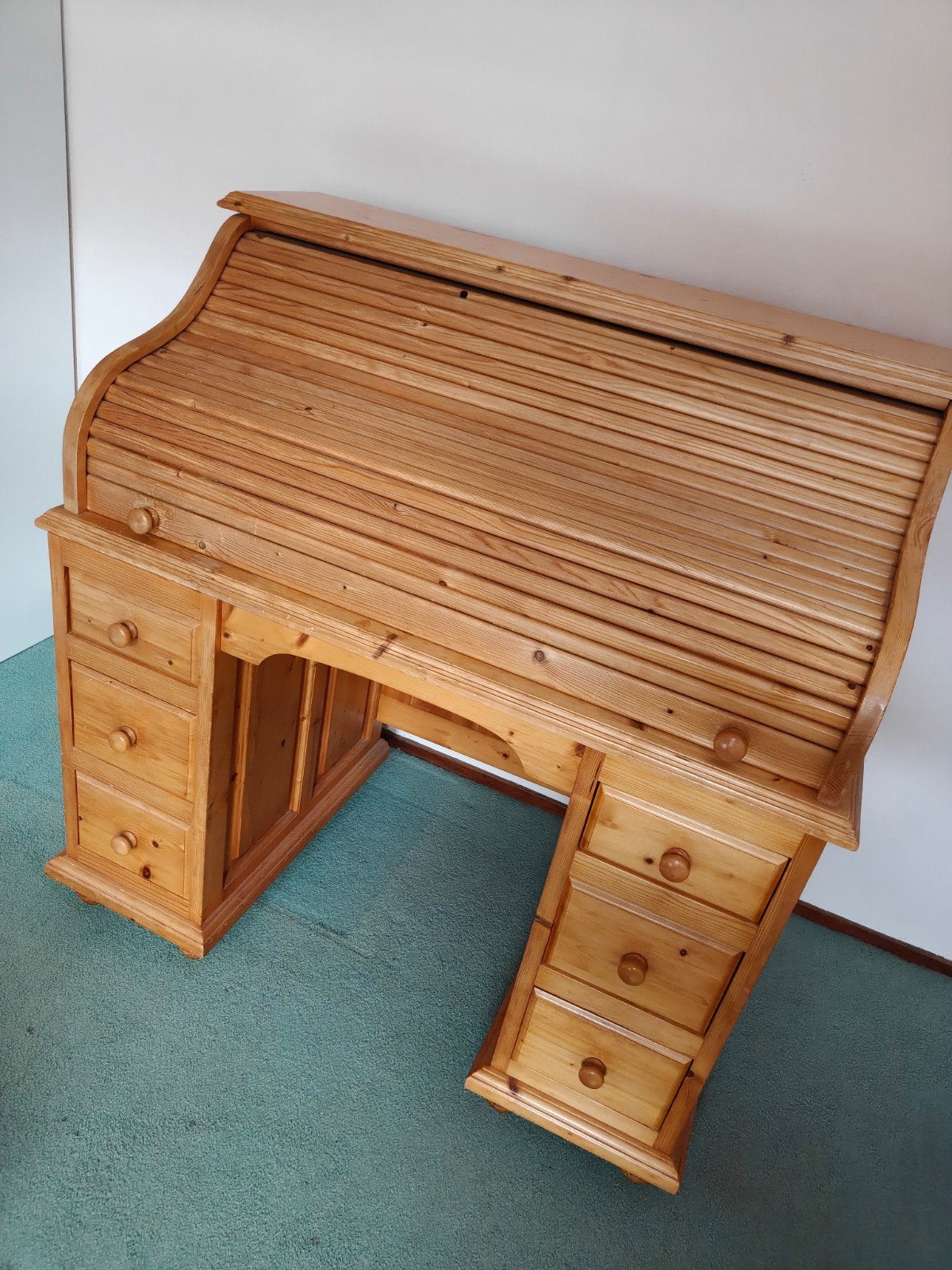 Grenen secretaire / bureau, Huis en Inrichting, Ophalen, Gebruikt