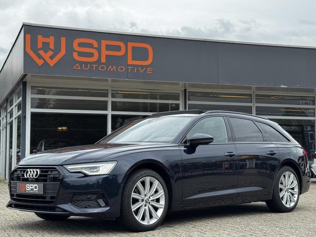 Audi A6 Avant 40TDI Sport|Matrix|Pano|Carpl|360cam|Trekh|B&O, Auto's, Audi, Gebruikt, 2000 kg, Blauw, Diesel