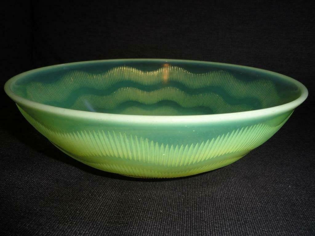 A.D. Copier Leerdam 2x Geperst Aurora Nest Bowl Glas schaars, Ophalen of Verzenden