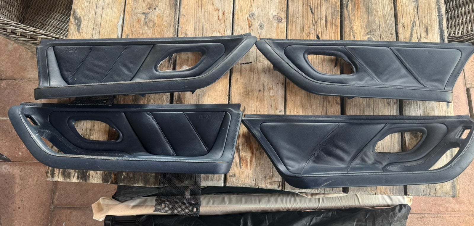 BMW E38 V12/Extended Leather deurpaneel delen, Ophalen of Verzenden, Gebruikt, BMW