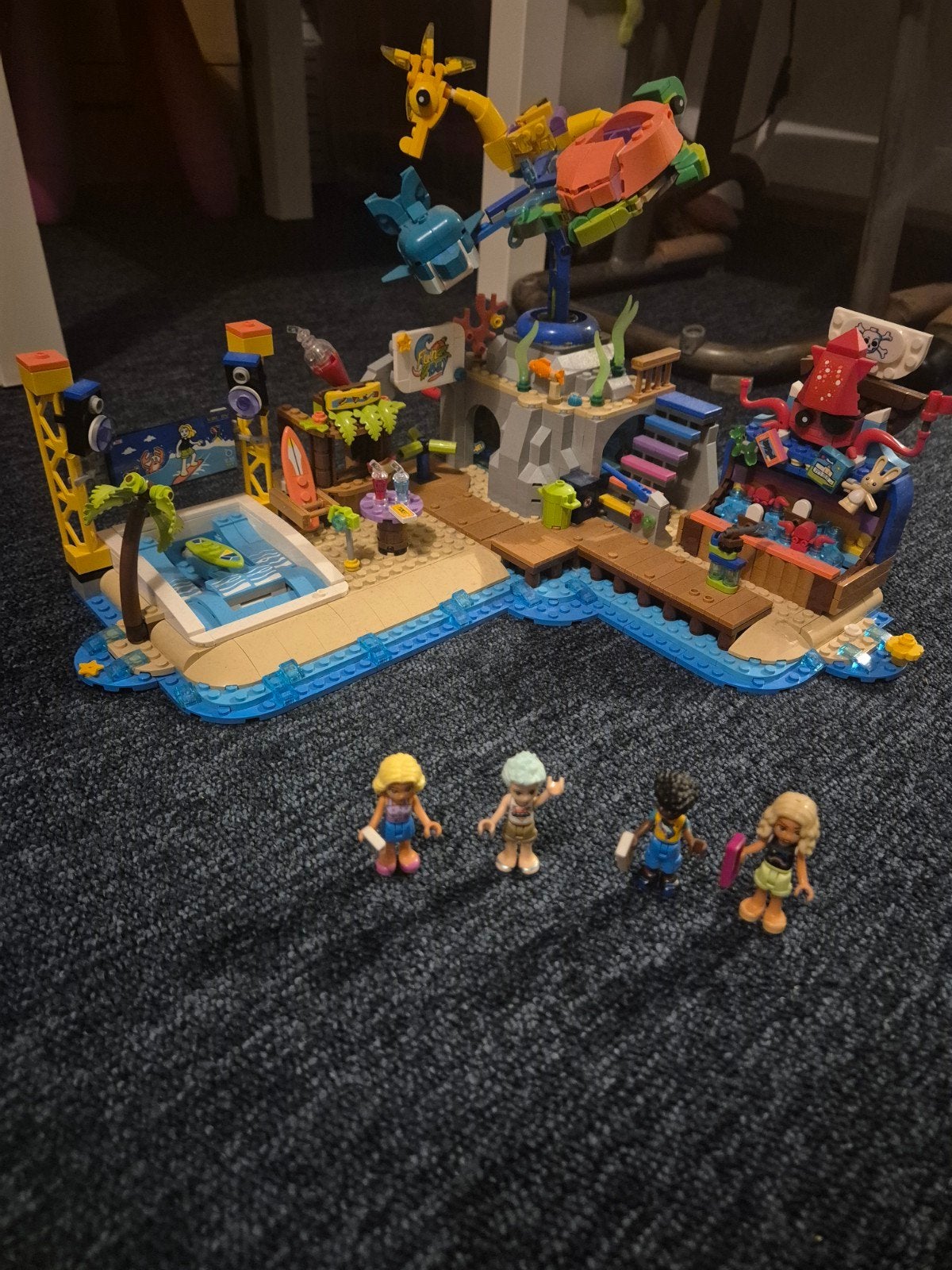 LEGO Friends 41737 Strandpretpark - Zo goed als nieuw, Ophalen, Inclusief instructies, Lego, Friends