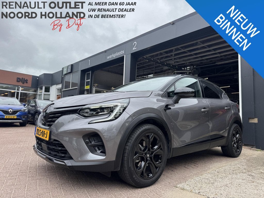 Renault Captur 1.6 E-Tech plug-in hybrid 160 SL Rive Gauche, Auto's, Renault, Gebruikt, Leder en Stof, Plug-in hybride, Bedrijf