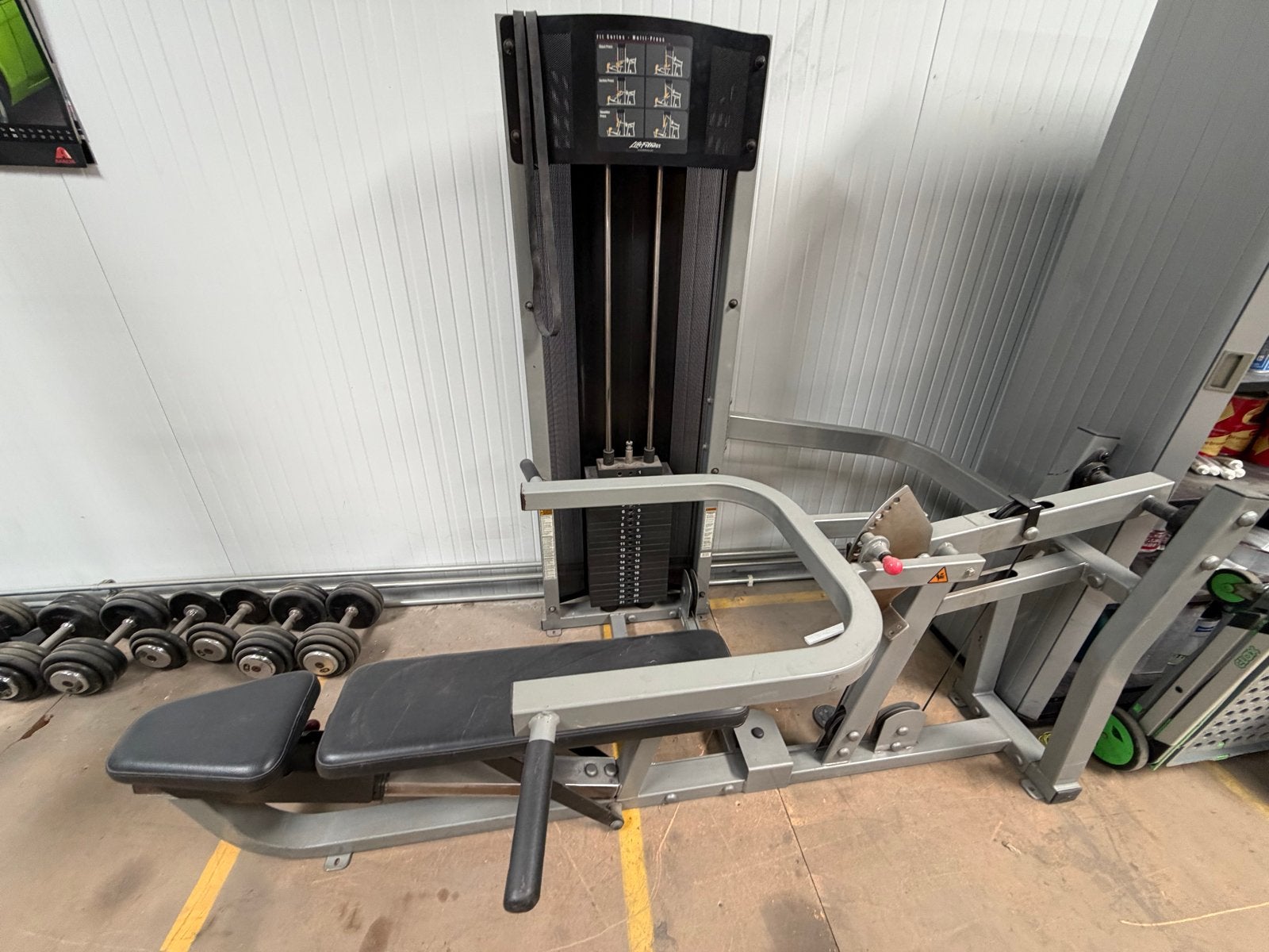 Life Fitness Krachtstation - Leg Press, Ophalen, Gebruikt, Krachtstation, Metaal