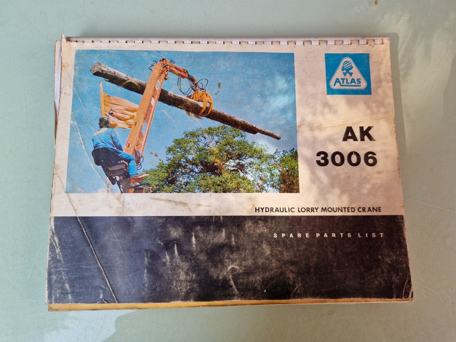 Atlas Lorry Mounted Crane Type 3006 Handleiding, Ophalen of Verzenden