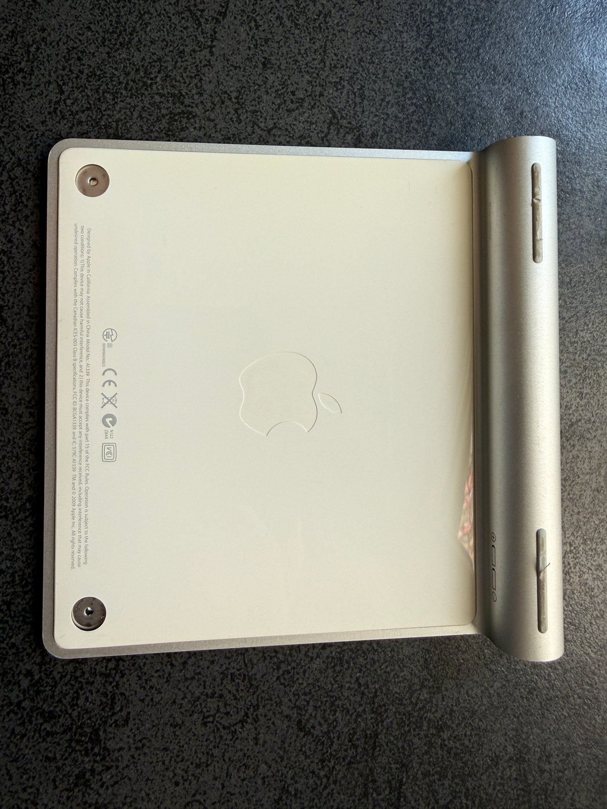 Apple Magic Trackpad A1339 - Draadloos Touchpad, Computers en Software, Muizen, Ophalen of Verzenden, Gebruikt, Draadloos, Trackpad