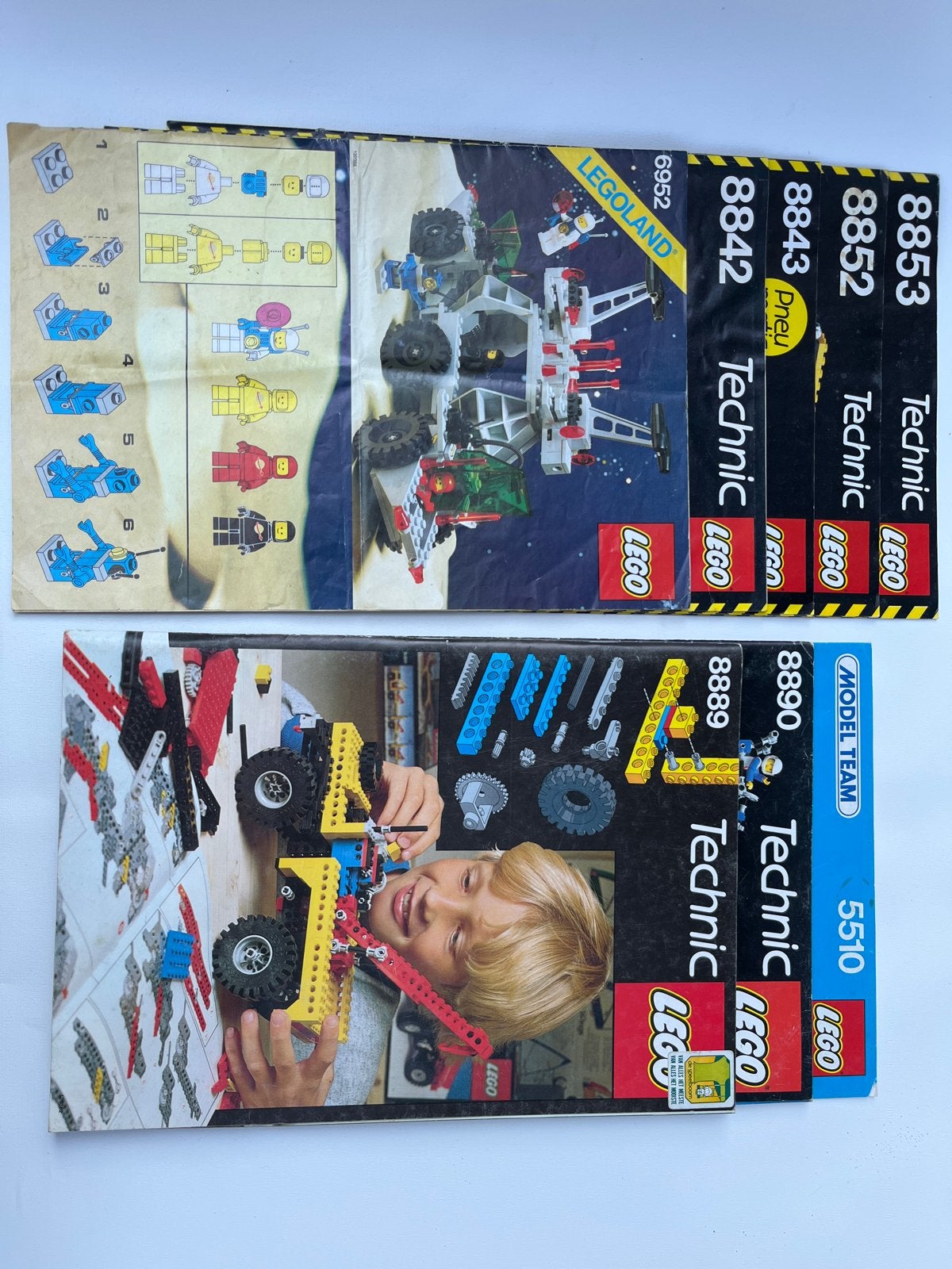 Diverse instructieboekjes Technisch LEGO (1984-1988), Ophalen of Verzenden, Gebruikt, Overige merken