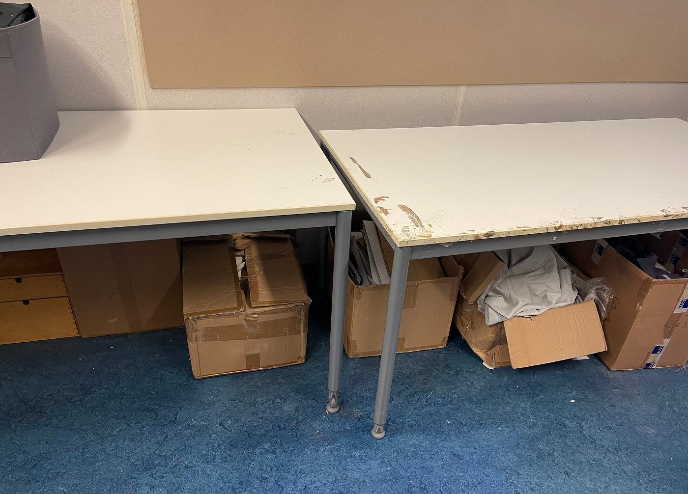 3 stevige werktafels, Doe-het-zelf en Verbouw, Ophalen, Zo goed als nieuw, 170 cm of meer