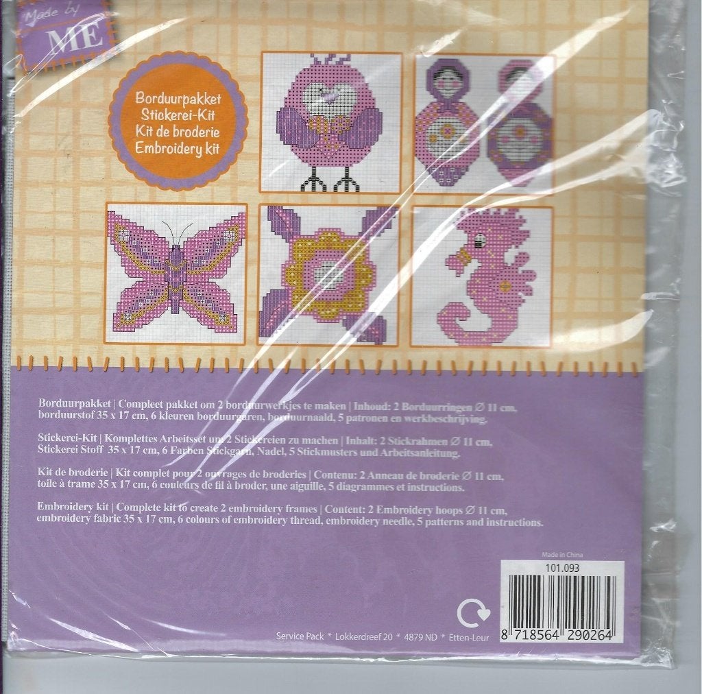 compleet borduurpakket made bij me, Ophalen of Verzenden, Nieuw, Borduurpakket