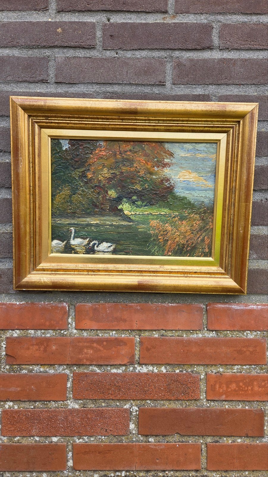 prachtige schilderij olie verf, Ophalen of Verzenden