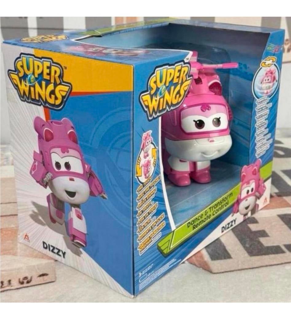 Super Wings DIZZY - Dance & Transform Helikopter bestuurbaar, Kinderen en Baby's, Speelgoed | Speelgoedvoertuigen, Nieuw, Ophalen of Verzenden