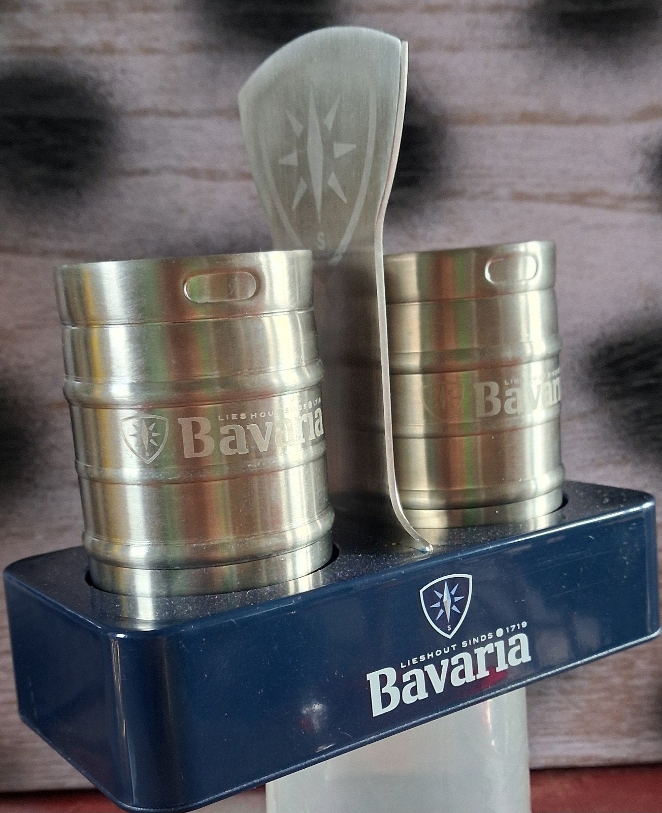Bavaria. Peper en Zoutstel.  Metaal., Ophalen, Zo goed als nieuw, Gebruiksvoorwerp