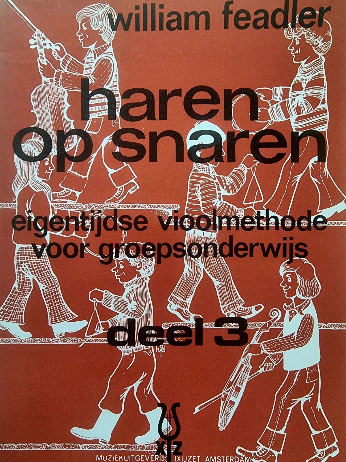 Haren op Snaren deel 3 - Vioolmethode Groepsonderwijs V43, Muziek en Instrumenten, Bladmuziek, Gebruikt, Verzenden, Les of Cursus