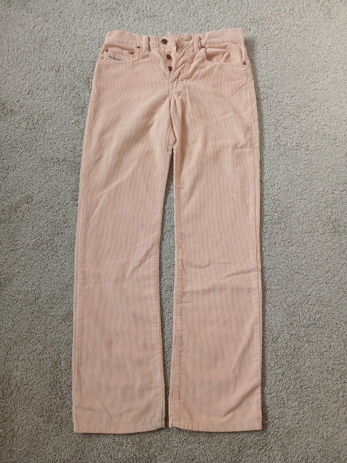 Diesel ribcord broek zalmroze maat 26, Ophalen of Verzenden, Zo goed als nieuw, Roze, Maat 34 (XS) of kleiner