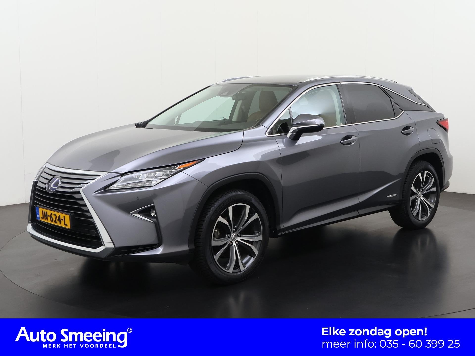 Lexus RX 450h 4WD Luxury Line | Leder | Camera | Memory Stoe, Auto's, Lexus, Automaat, Gebruikt, 138 €/maand, Bedrijf