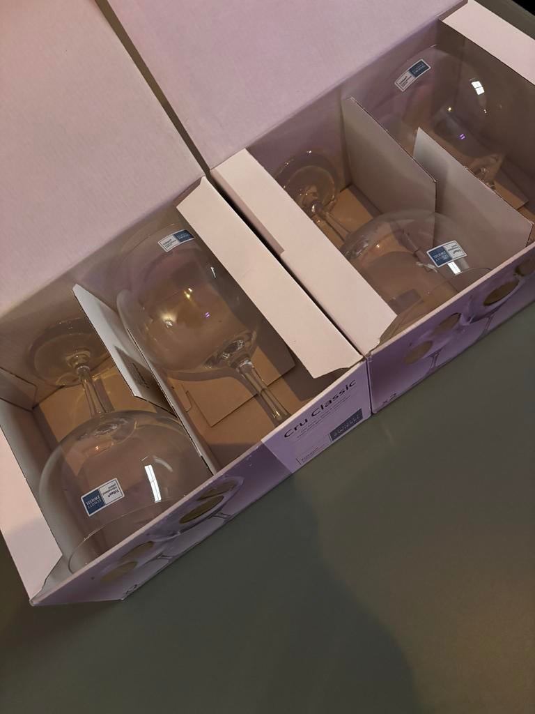 Vier nieuwe gin tonic glazen Schott Zwiesel, Glas of Glazen, Nieuw, Ophalen of Verzenden, Glas