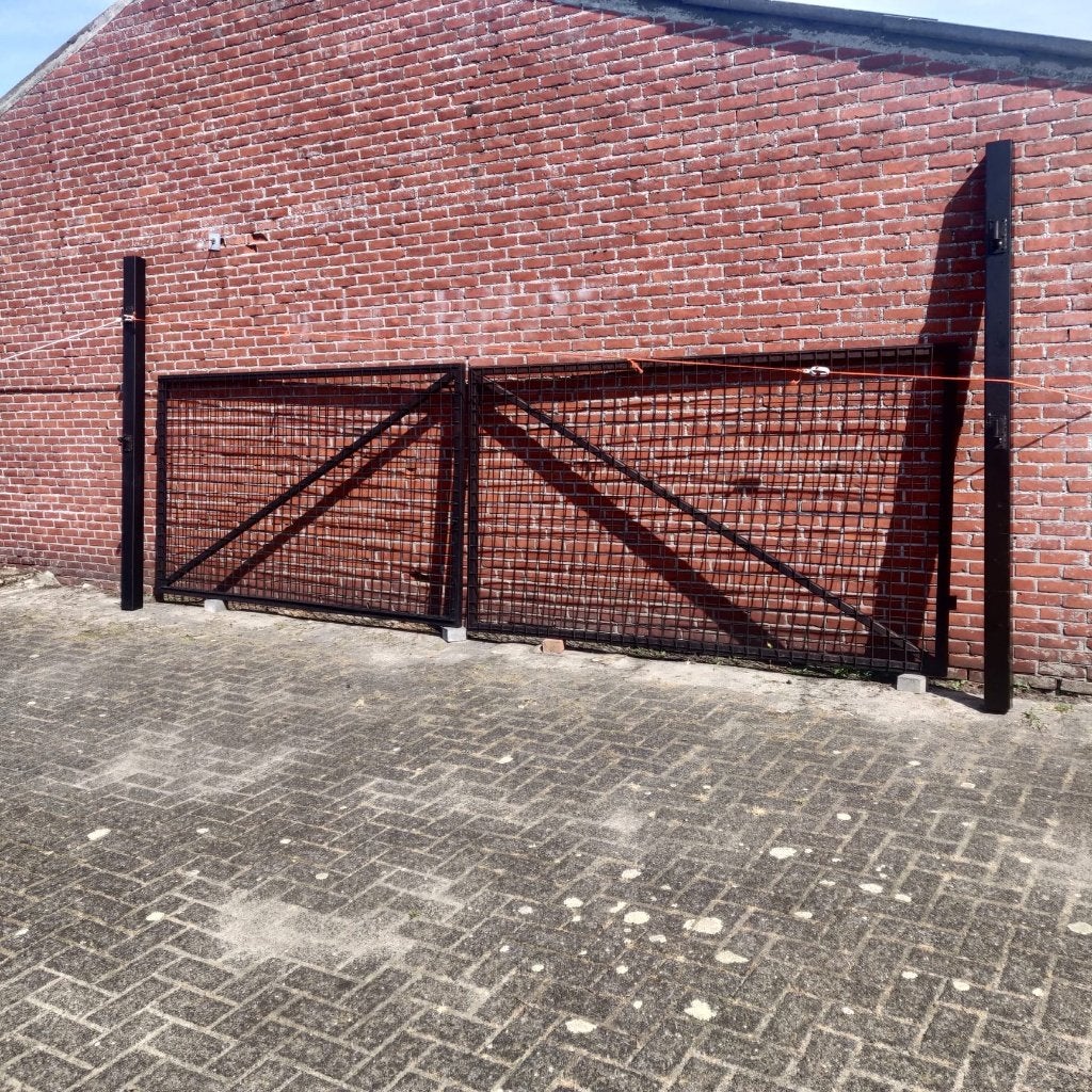 weide poort 5.20 m br en 1.40 m hoog, Ophalen, Gebruikt, IJzer