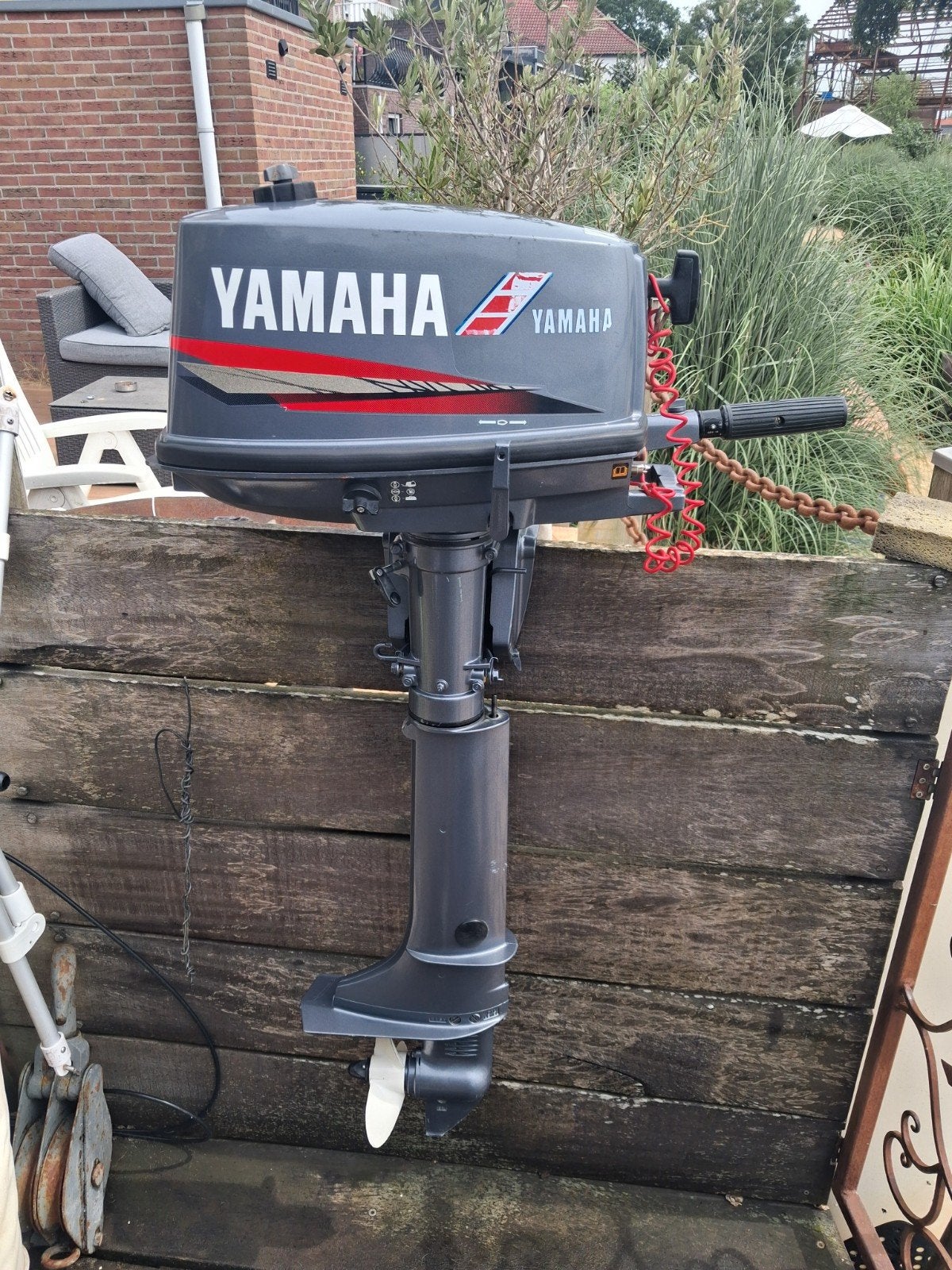 Yamaha 4 PK Buitenboordmotor langstaart, Minder dan 5 pk, Ophalen of Verzenden, Zo goed als nieuw, Buitenboordmotor