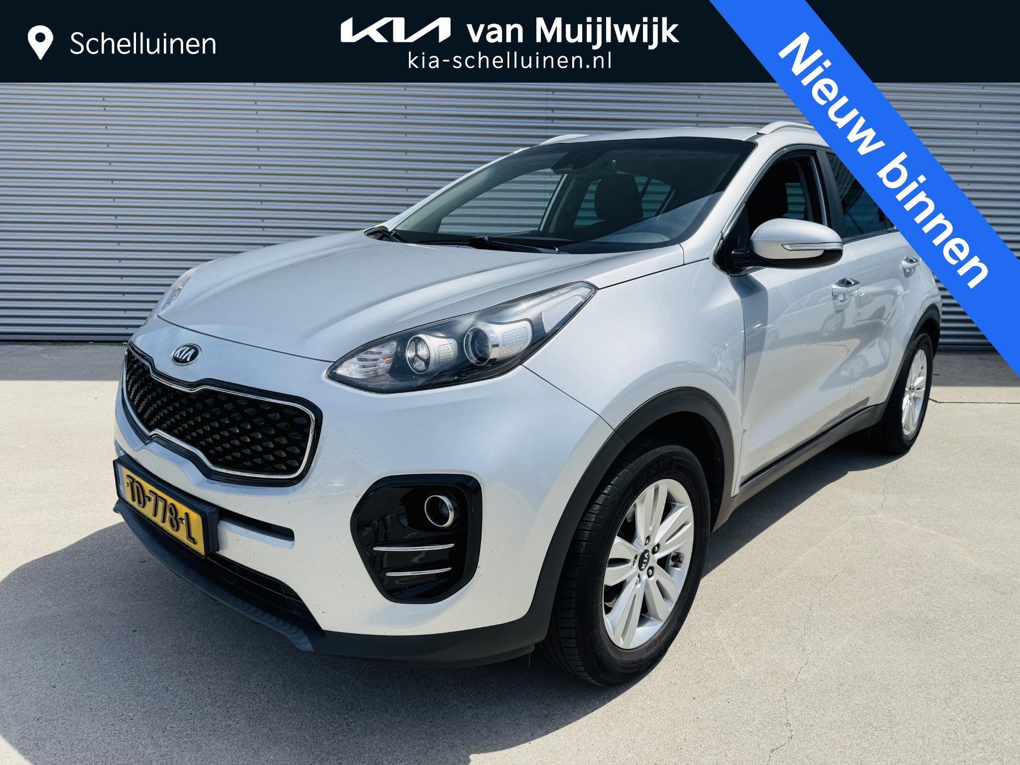 Kia Sportage 1.6 GDI DynamicLine Trekhaak | Onderhouden door, Auto's, Kia, Voorwielaandrijving, Stof, Gebruikt, 4 cilinders
