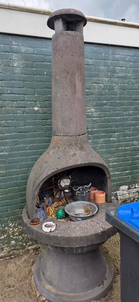 Betonnen BBQ / Buitenhaard, Tuin en Terras, Gasbarbecues, Gebruikt, Ophalen