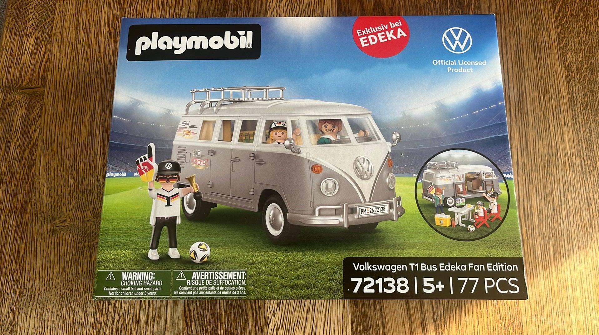 Playmobil volkswagen t1 fan edition NIEUW, Ophalen of Verzenden, Nieuw, Complete set