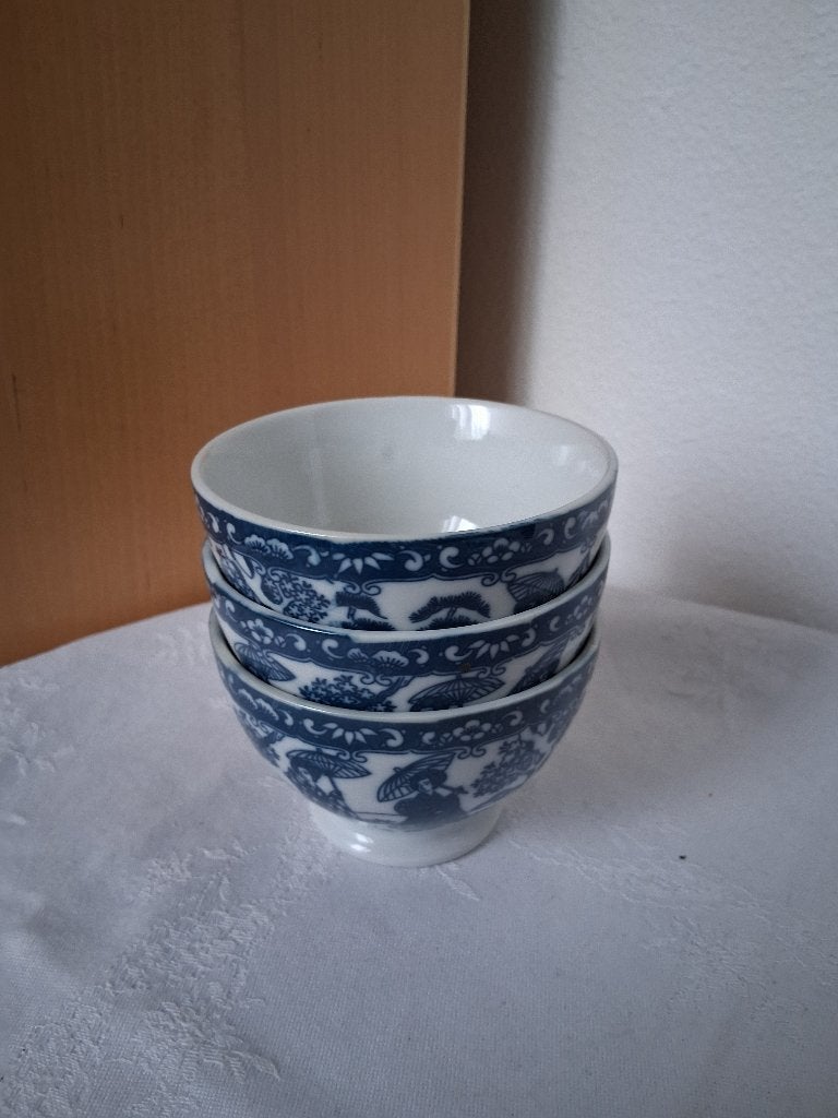 Antieke kommetjes met geisha's *eureka*, Ophalen of Verzenden